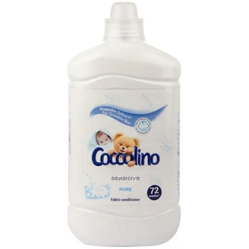 Ополіскувач для білизни Сoccolino Sensitive для дітей та людей з чуттєвою шкірою 72 прання 1.8 л